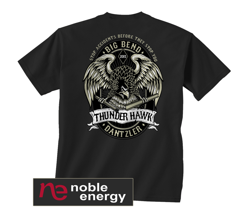 Custom Screen Printed T-shirt For Noble Energy